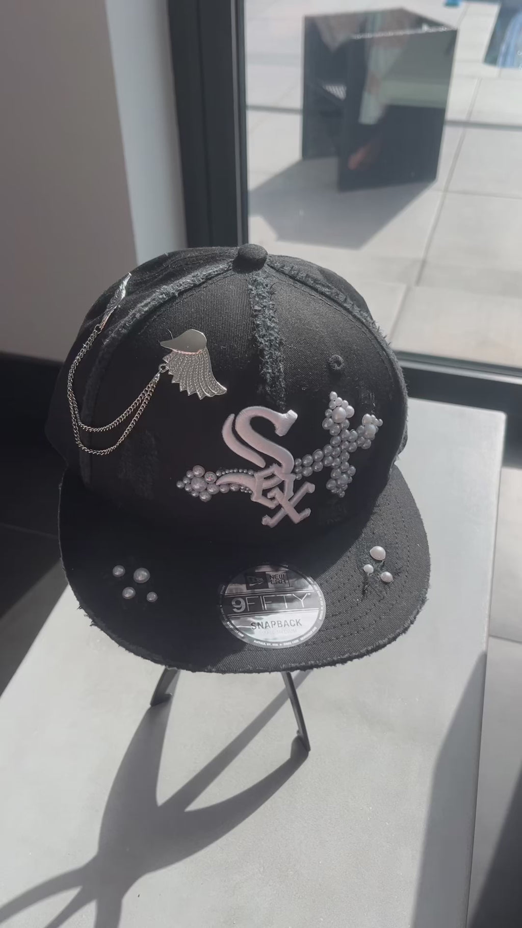 Black Chicago White Sox reworked 9Fifty snapback
