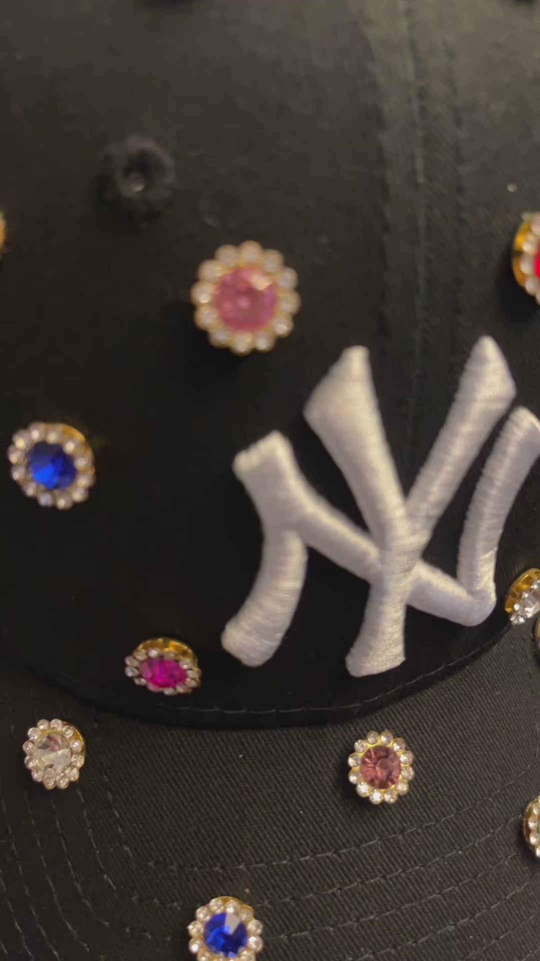 Black Multiz New York Yankees custom cap